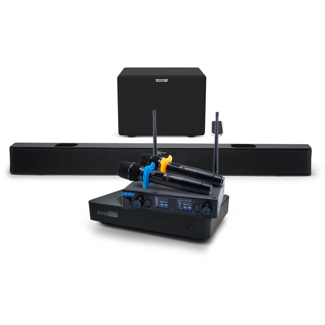 Hi-End караоке-система EVOBOX Premium + EvoSoundBar (саундбар с караоке) в Нижнекамске