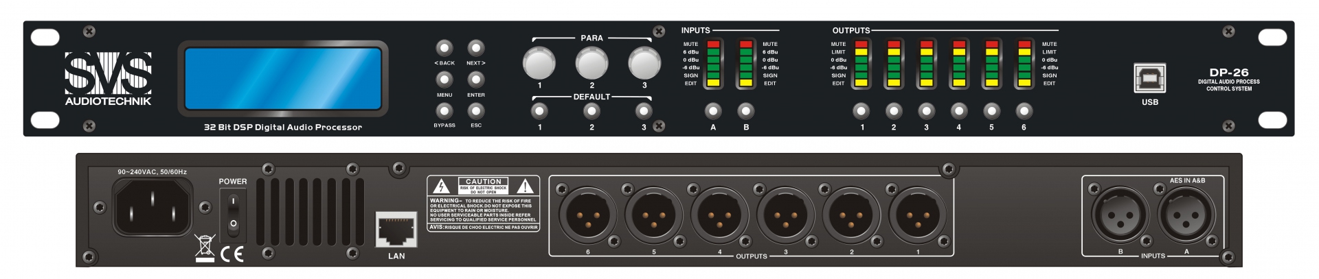 SVS Audiotechnik DP-26 Цифровой процессор: 2 входа 6 выходов в Нижнекамске