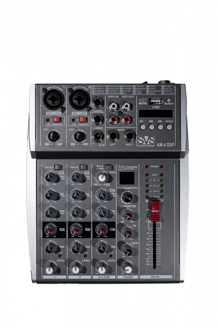 SVS Audiotechnik mixers AM-4 DSP Аналоговый микшерный пульт, 4-канала в Нижнекамске