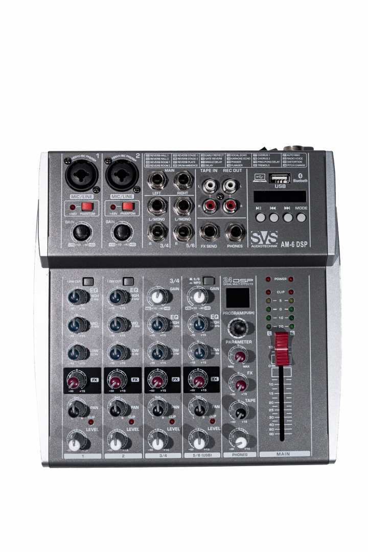 SVS Audiotechnik mixers AM-6 DSP Микшерный пульт аналоговый, 6-канальный SVS Audiotechnik mixers в Нижнекамске